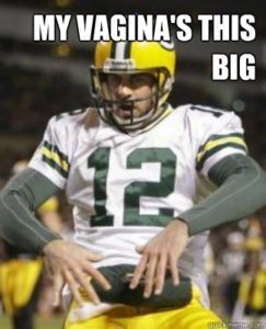 #AaronRodgers still number 1 ranked QB…. HAHAHA, tell that to people who drafted him in the 3rd round